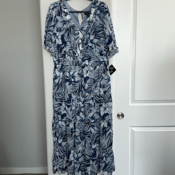 Jupe Légère Lily Whte - Taille S, Bleue à Rayures, Neuve Avec étiquettes, Parfaite Pour L'été